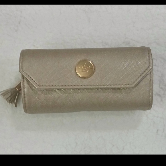 Palmers Handbags - Palmer Travel Jewelry Roll, Organizer In Light Gold. NWOT.